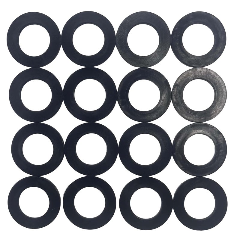 Acando Store Pack of 2 D-Ring Shackle Isolators with 4 Pieces Washer for 0.75 Inch Gear Design - Fits Standard 3/4" Shackle, Protects Bumper, Reduces Rattling (Black0) - Image 1