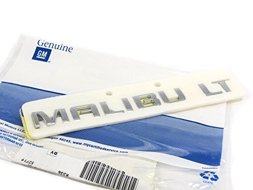 Chevrolet OEM NEW Rear Trunk Lid Malibu LT Emblem Badge Chrome 10-15 Chevrolet 22842006 - Image 4