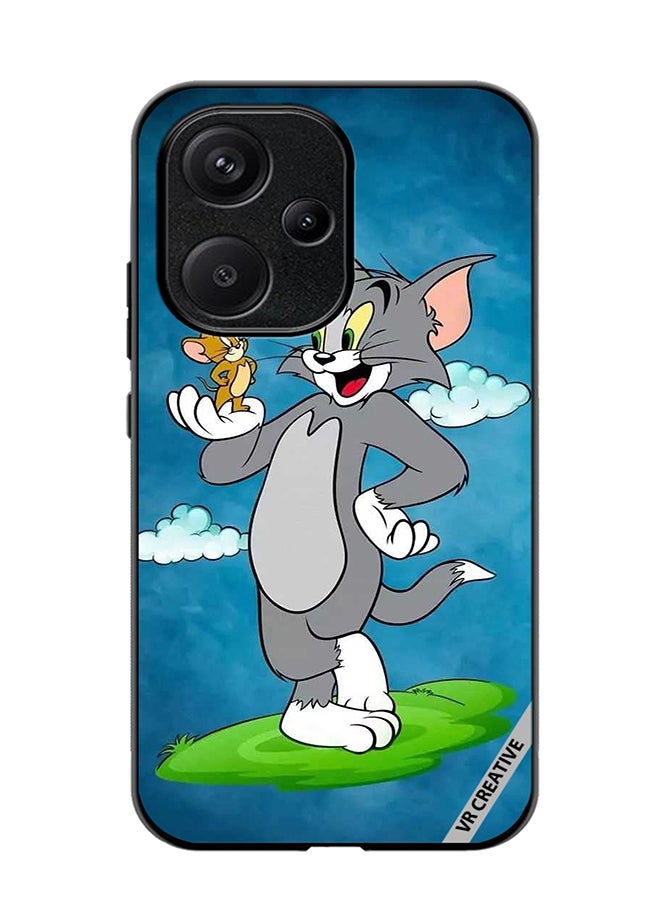 VR CREATIVE Protective Case Cover For Xiaomi Redmi 13C 5G Tom And Jerry Design Multicolour - Image 1