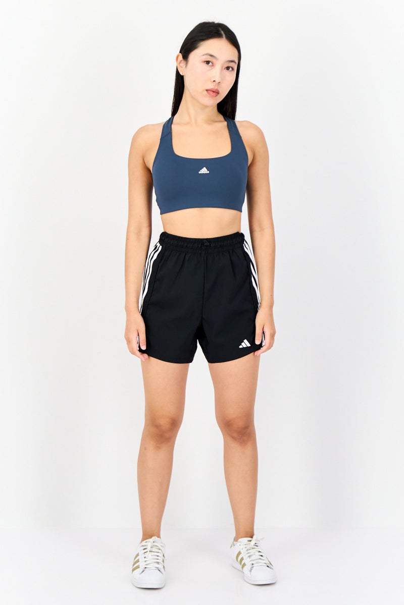 Adidas Women Sportswear Fit Padded Sports Bra, Stone Blue - Image 4