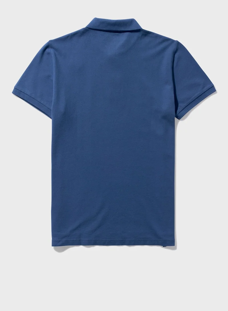American Eagle Embroidered Logo Polo