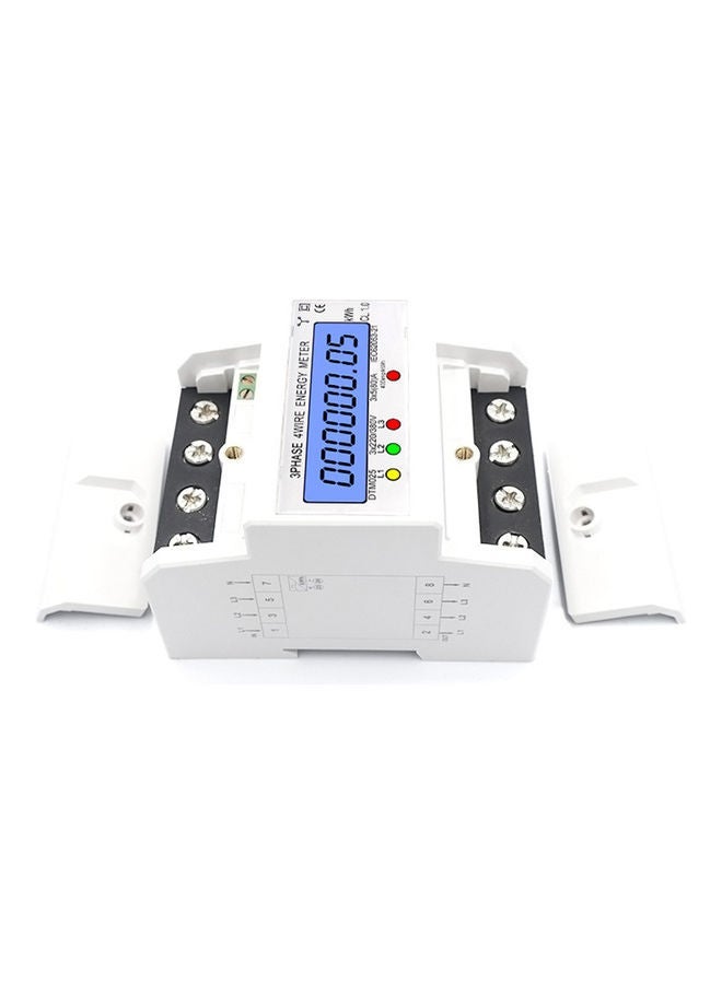 NIBEMINENT 3 Phase Energy Meter with LCD Display White - Image 3
