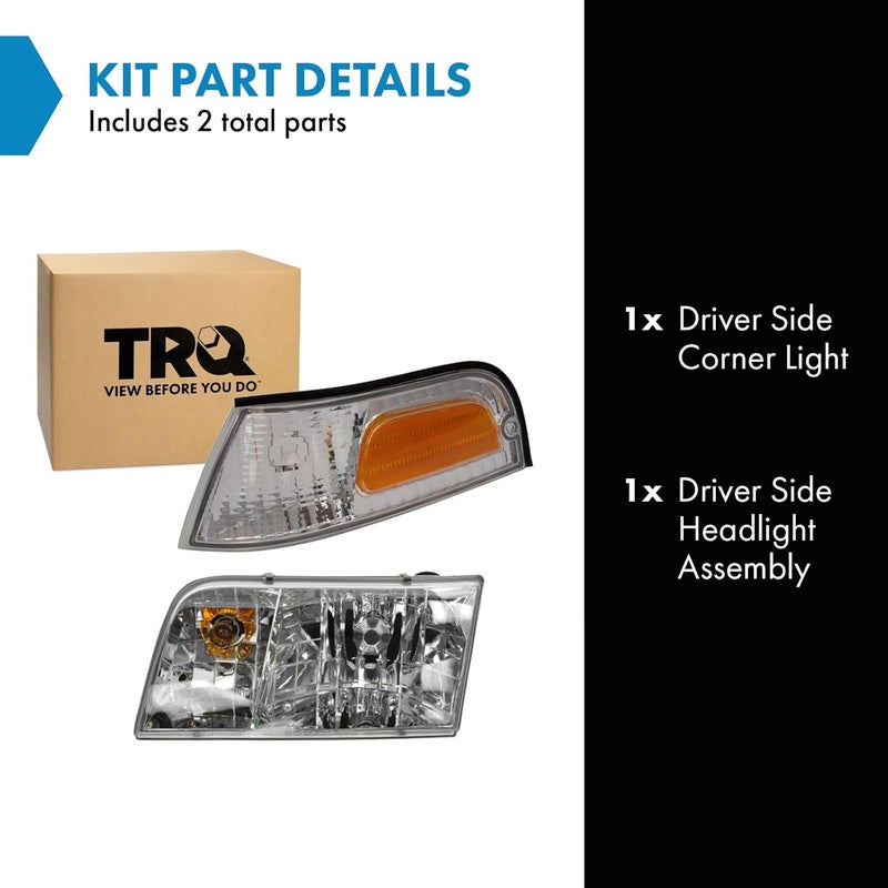 TRQ Driver Side Lighting Kit for 1998-2011 Ford Crown Victoria - Image 2