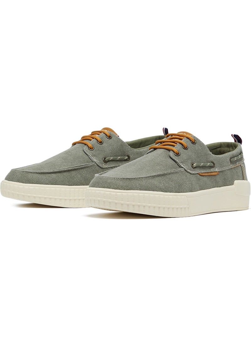 U.S. Polo Assn. Men's Khaki Low-Top Sneakers - Lightweight Slip-On Design with Iconic Branding for a Clean Look  - Image 2