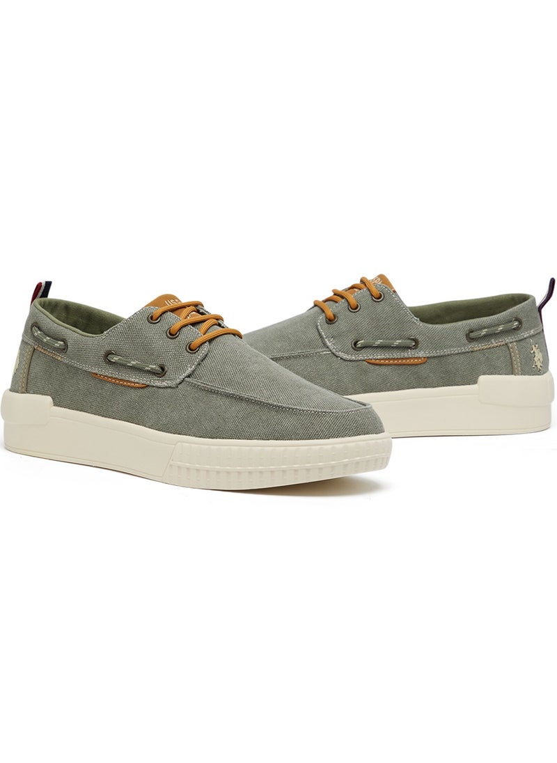 U.S. Polo Assn. Men's Khaki Low-Top Sneakers - Lightweight Slip-On Design with Iconic Branding for a Clean Look  - Image 3