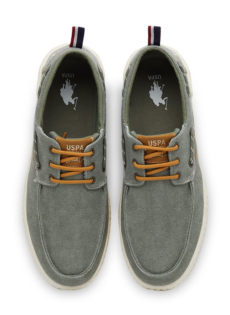 U.S. Polo Assn. Men's Khaki Low-Top Sneakers - Lightweight Slip-On Design with Iconic Branding for a Clean Look  - Image 4