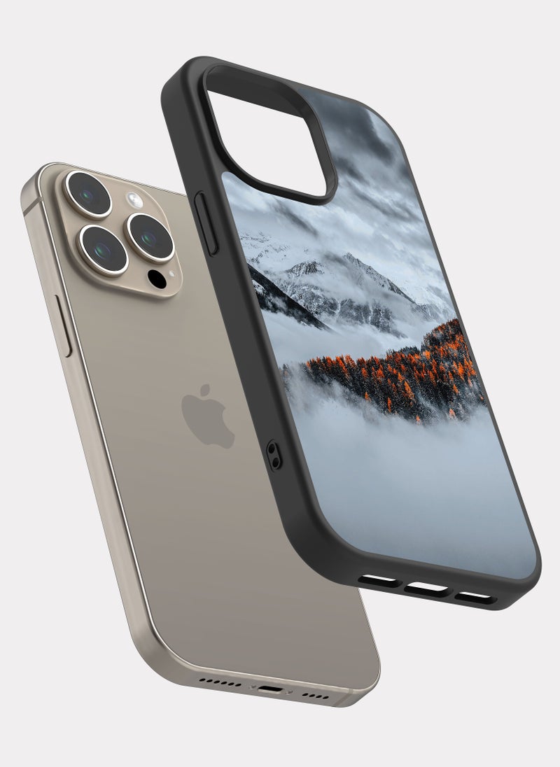 PXLAAT iPhone 15 Pro Max case cover Clouds And Mountains And Trees - Image 2