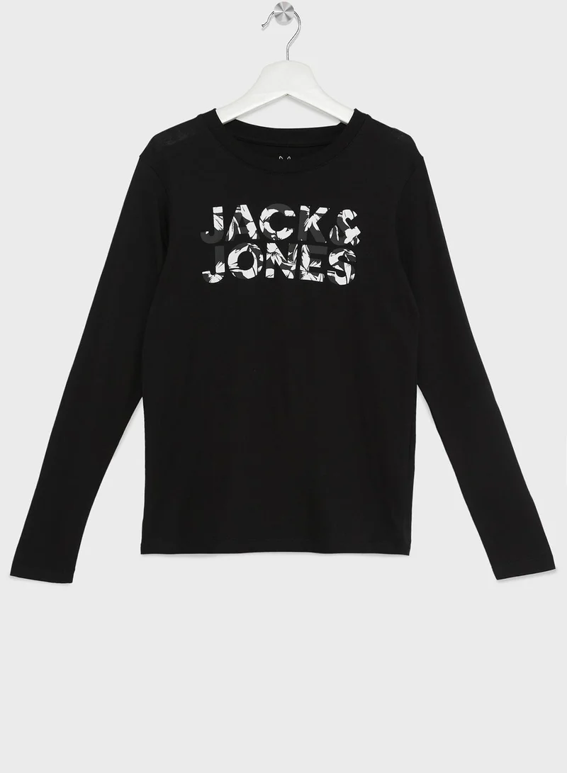 Jack & Jones Junior Youth Logo T-Shirt