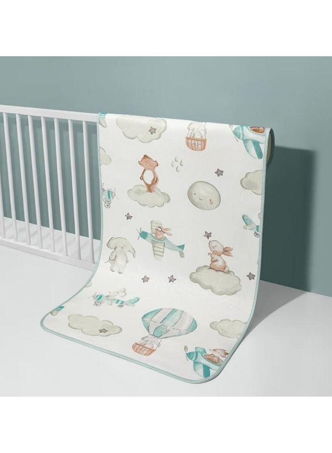 EMXEE Baby Sleeping Cooling Mat - Soft, Comfortable and Breathable Bed Pad - Waterproof Summer Sleeping Pad for Infants and Toddlers - Image 1
