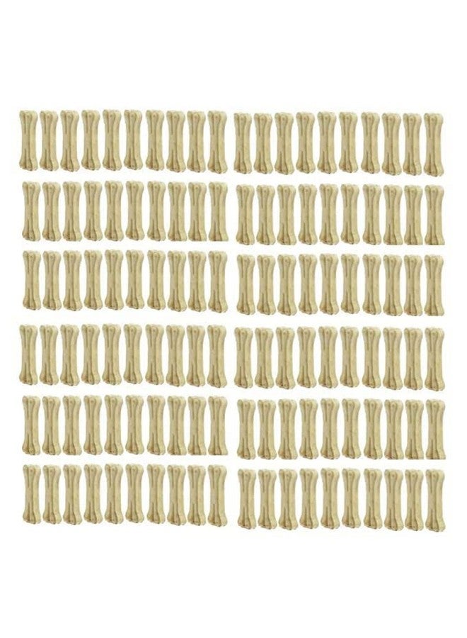 Rawhide Chew Bones For Dogs - Calcium Chew Bones For Puppy Makes Teeth & Gums Healthy And Long Lasting Treats (5 Inches - 1 Kg Pack) - Image 2