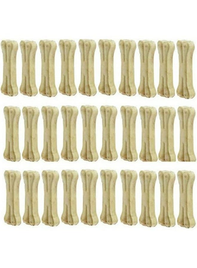 Rawhide Chew Bones For Dogs - Calcium Chew Bones For Puppy Makes Teeth & Gums Healthy And Long Lasting Treats (5 Inches - 1 Kg Pack) - Image 1