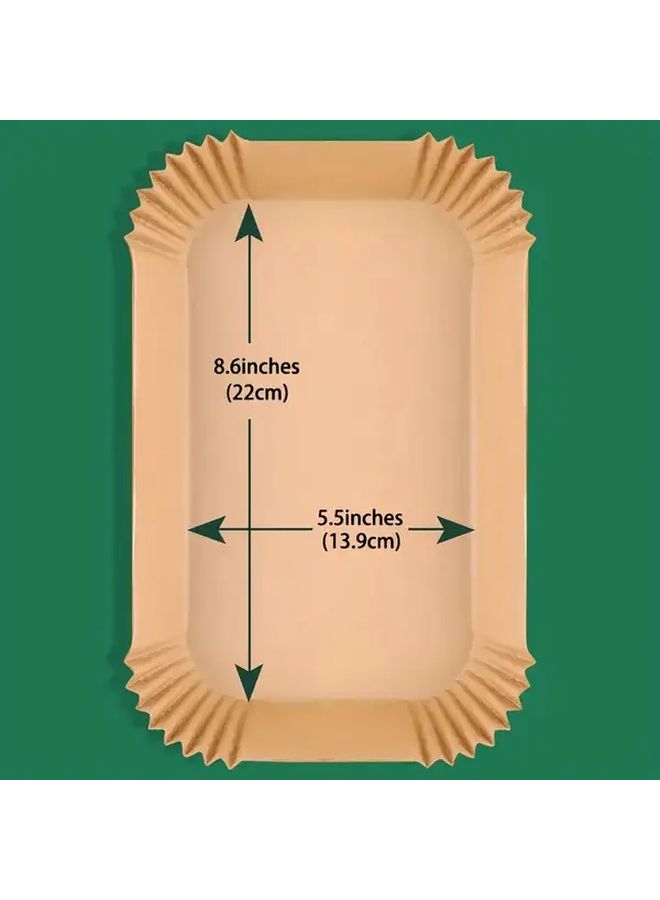 Kraft Paper Air Fryer Baking Sheets Non Stick Parchment Paper For Oven - Image 3