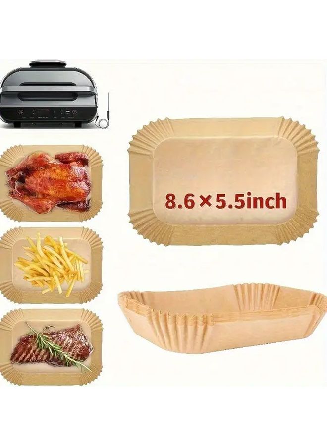 Kraft Paper Air Fryer Baking Sheets Non Stick Parchment Paper For Oven - Image 1