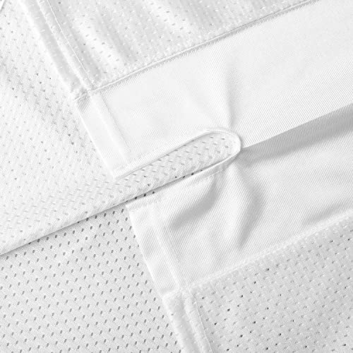 Phoneutrix Blank Football Jersey, Sports T-Shirt Hip Hop Jersey for Party (Small, White) - Image 5