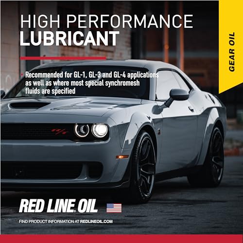 Red Line 50204 SAE 75W80 API GL-4 Manual Transmission and Transaxle Lubricant (MTL) Car Gear Oil - 1 Quart (2 Pack) - Image 5