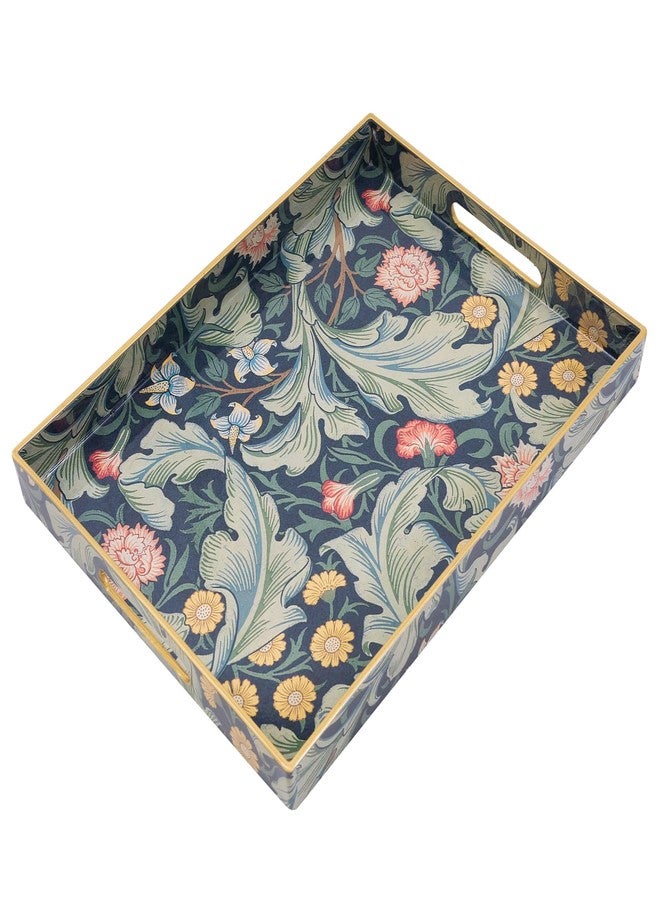 AGIOTA Coffee Table Trays for Living Room Serving Tray with Handles, Modern Large Tray for Ottoman Coffee Table - Image 1