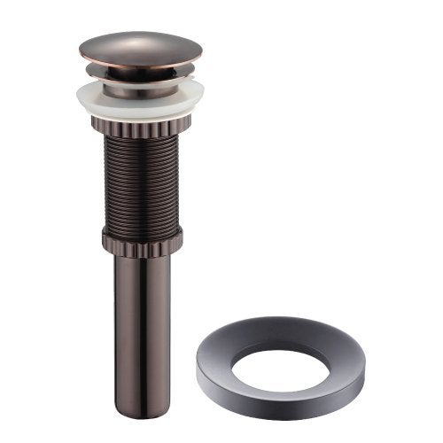 KRAUS Pop-Up Drain and Mounting Ring in Oil Rubbed Bronze, PU-10-MR-1ORB - Image 1