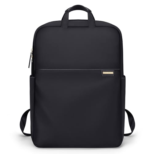 GOLF QUALITY Slim Laptop Backpack for Women, Lightweight Business Backpack for Women Computer Bag Purse for Commuting, Fit 16 Inch, Black - Image 4