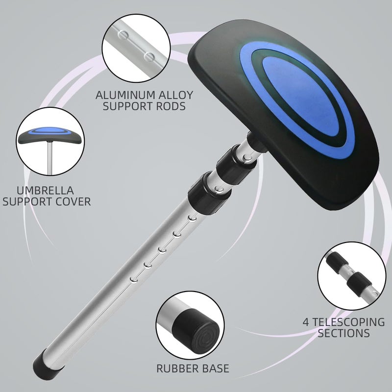 LOVACE Golf Travel Bag Support System, Golf Club Travel Protection Kit (Blue) - Image 3