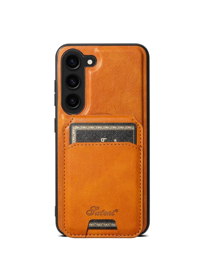 Suteni Case For Samsung Galaxy S23 5G H15 Oil Eax Leather Detachable Wallet Back Phone Case - Image 1