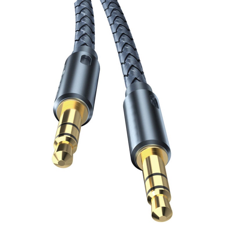 ESSAGER 3.5mm Male To Male Audio Cable 2M Clear No Loss Transmission - Anti Interference Premium Nylon Wire Audio Adapter for Home Stereo Car Gaming - Image 2