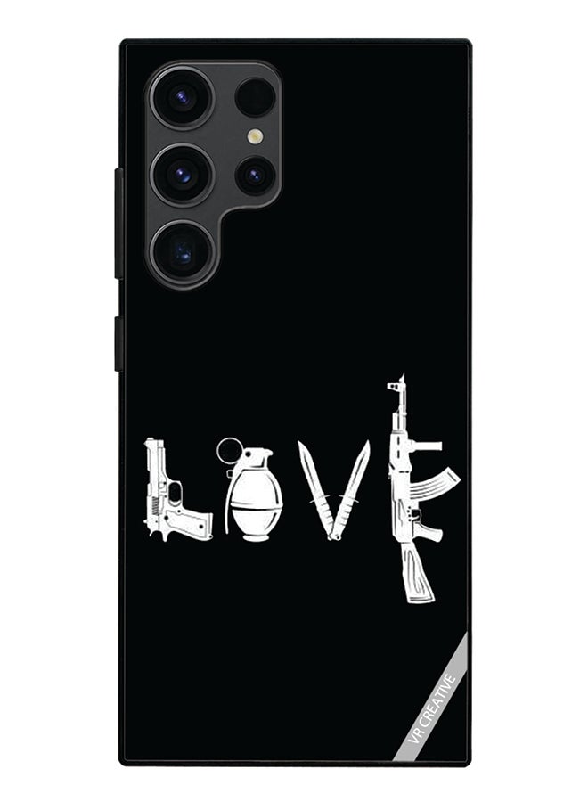 VR CREATIVE Protective Case Cover For Samsung Galaxy S24 Ultra Pubg Love Design Multicolour - Image 1