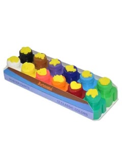 Artmate 12-Piece Artmate Poster Stamp Colors with Foam 