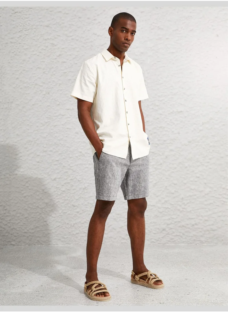 KOTON Striped Chino Shorts