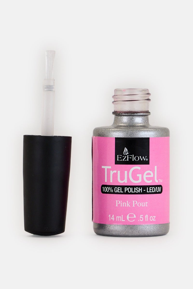Ez Flow TruGel Nail Polish 14ml, Pink Pour - Image 2