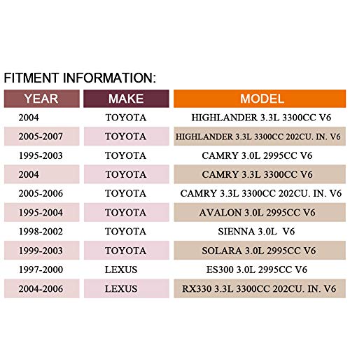 DRIVESTAR مضخة توجيه الطاقة DRIVESTAR 21-5931، تناسب 1995-06 مختارة لتويوتا كامري/ 04-07 لهايلايدر/ 98-02 لسيينا/ 95-04 لأفالون/ 99-03 لسولارا، 97-00 لليكسس ES300/ 04-06 لRX330 - Image 5