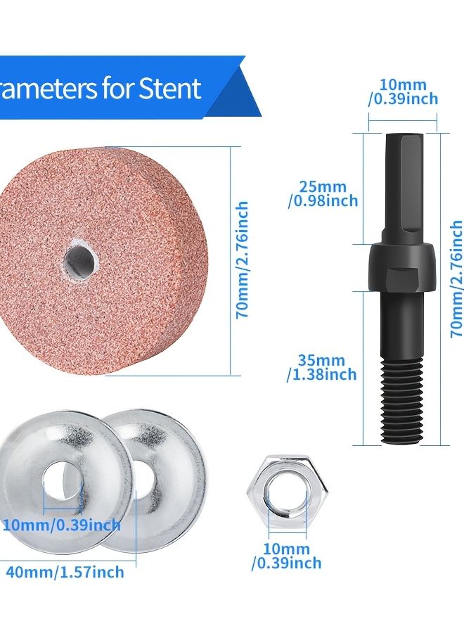 Metal Grinding Wheel Set Brown Artificial Jade Grinding Wheel Angle Grinder Accessories - Image 3