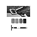 Alieemo Car Windshield Cleaner Microfiber Vehicles Window Cleaning Tool with 3PCS Reusable Cloth Pads Automotive Washing Interior Exterior Glass Supplies Accessories Universal Fit Rectangle - Image 2