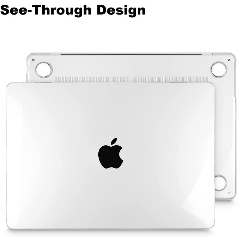 Midkart Case Compatible with MacBook Air 15 inch M4 A3241 M3 A3114 M2 A2941 Release 2025 2024 2023 with Touch ID Hard Shell Plastic Cover Keyguard Dust Plugs, Transparent Crystal Clear - Image 3