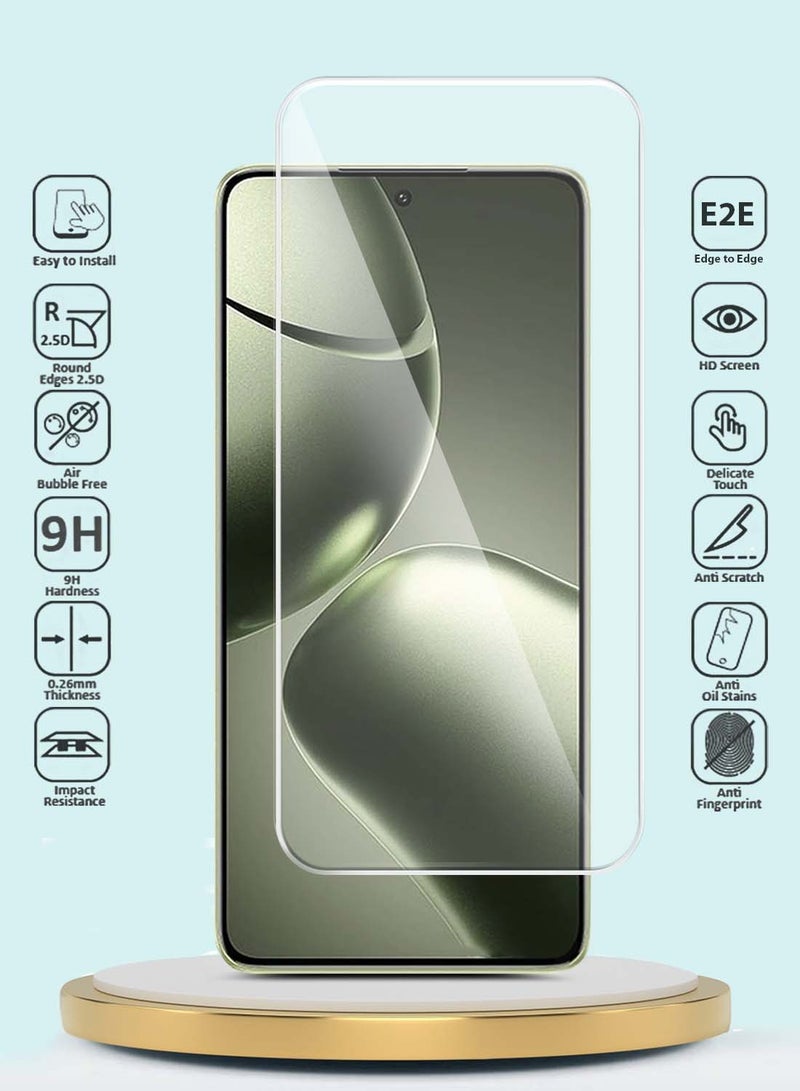 GMAX Xiaomi 14T / 14T Pro 5G 2024 GMAX Premium Series Curved Edges 9H 2.5D Tempered Glass Screen Protector - Clear - Image 1