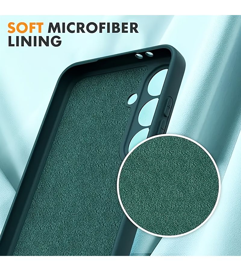 Light Green Phone Case with 2 Tempered Glass Screen Protector for Samsung Galaxy A35 - Image 5