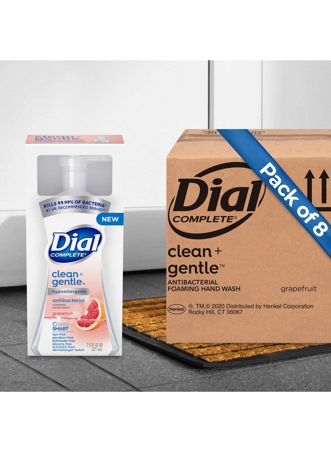 Dial Complete Clean + Gentle Antibacterial Foaming Hand Wash Grapefruit 7.5 Fl Oz 8 Count Case - Image 2
