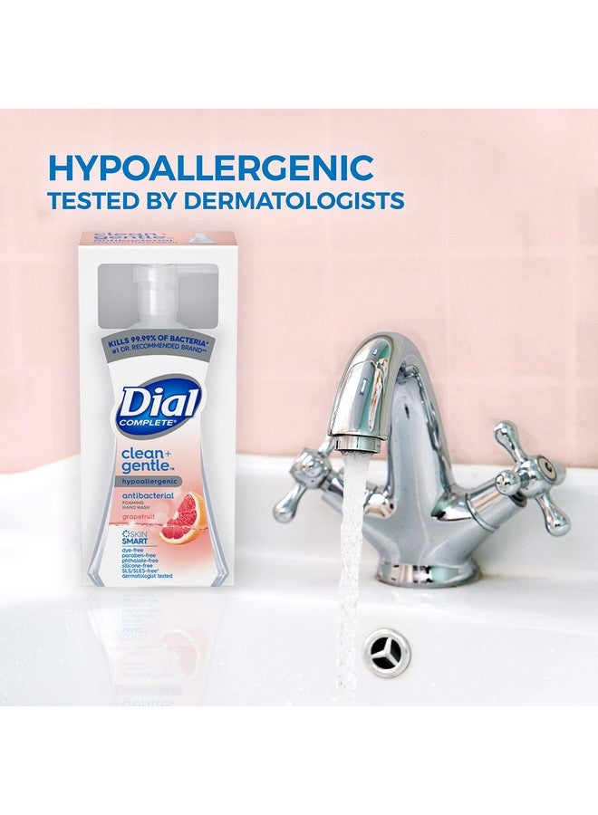 Dial Complete Clean + Gentle Antibacterial Foaming Hand Wash Grapefruit 7.5 Fl Oz 8 Count Case - Image 4