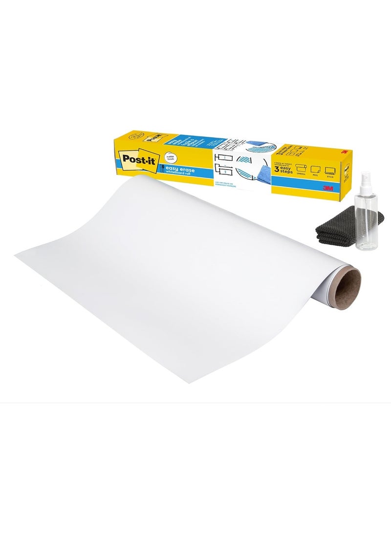 Post It Dry Erase Whiteboard Surface 2 x 3 in (60.9 cm x 91.4 cm) | White Color - Image 1