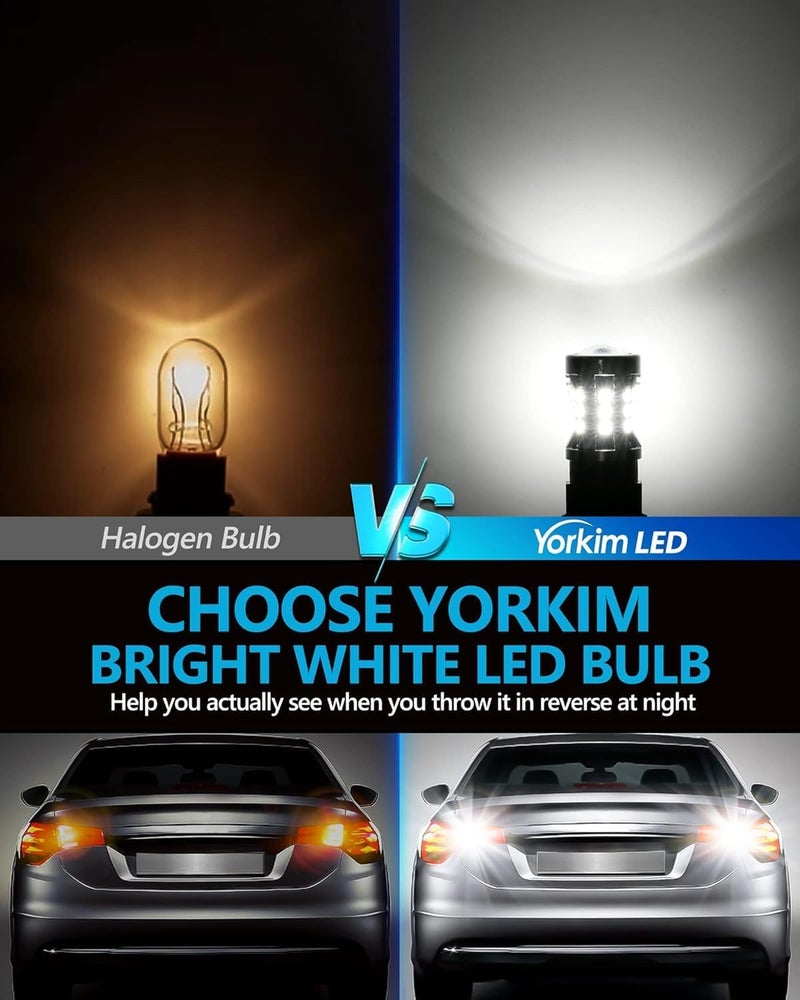 Yorkim 3157 LED Bulb - 2880 Lumens, 6000K White, 2-Pack - Image 4