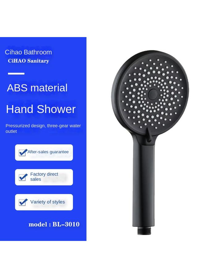 Bluejw Factory Direct Large Panel Shower Booster Shower Head Multi-function Gun Gray Shower Head - Image 2