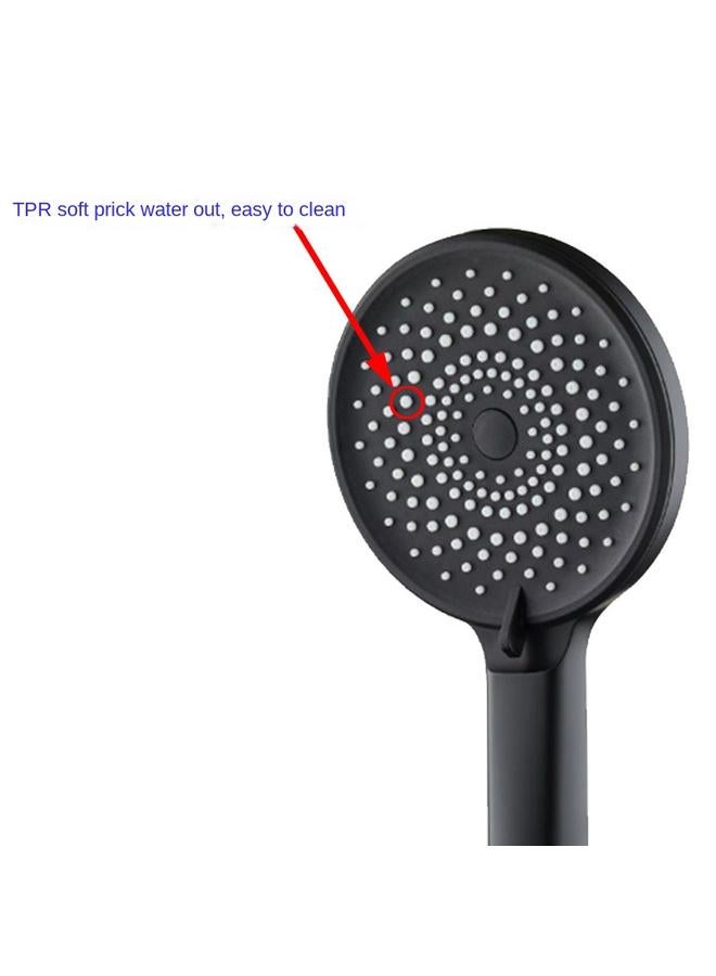Bluejw Factory Direct Large Panel Shower Booster Shower Head Multi-function Gun Gray Shower Head - Image 4