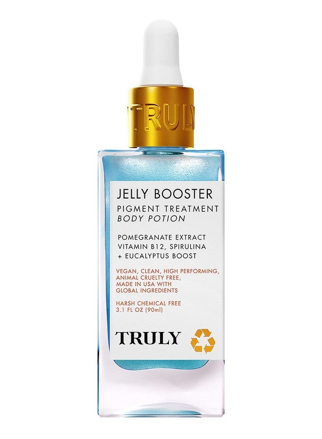 Truly رولي بيوتي جيلي بوستر لعلاج الصبغة وعلاج الندبات سريع الامتصاص لندبات حب الشباب للوجه والجسم، مرهم إزالة الندبات، مصل خفيف الوزن للندبات للاستخدام اليومي، 3.1 أونصة - Image 1