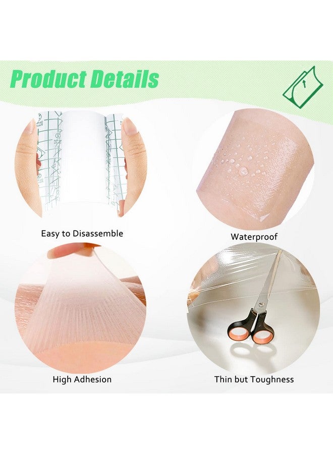 لابوهي لوحة مكياج يدوية مكونة من 250 قطعة، لوحات شفافة لاصقة للاستخدام مرة واحدة للمكياج والمقاومة للماء، لوحة مكياج فنية للنساء للاستخدام اليومي (2.36 × 2.36 بوصة) - Image 4