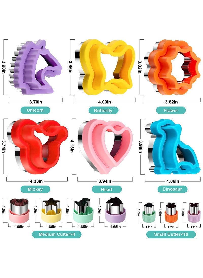 48 Piece Set of Sandwich Molds Baking Toast Bread Molds DIY Rice Ball Molds Fruit Cutting Molds - Image 2