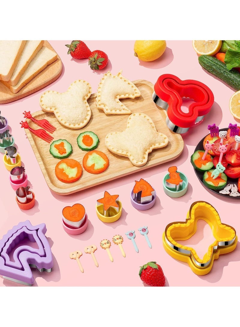 48 Piece Set of Sandwich Molds Baking Toast Bread Molds DIY Rice Ball Molds Fruit Cutting Molds - Image 5