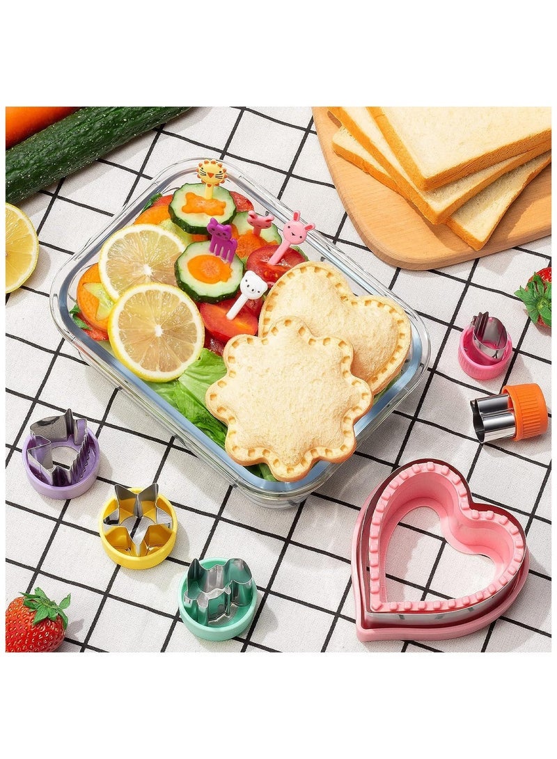 48 Piece Set of Sandwich Molds Baking Toast Bread Molds DIY Rice Ball Molds Fruit Cutting Molds - Image 4