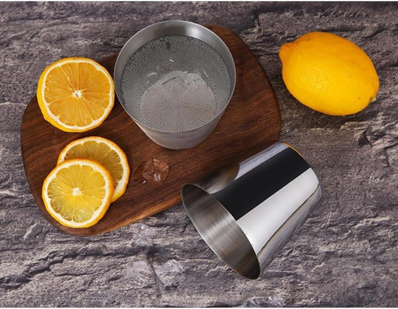 Hemoton 3pcs Stainless Steel French Fry Cups Snack and Juice Cup Containers for Home Restaurant and Hotel Use Silver Drink Cups for Condiments and Dipping Sauces - Image 5