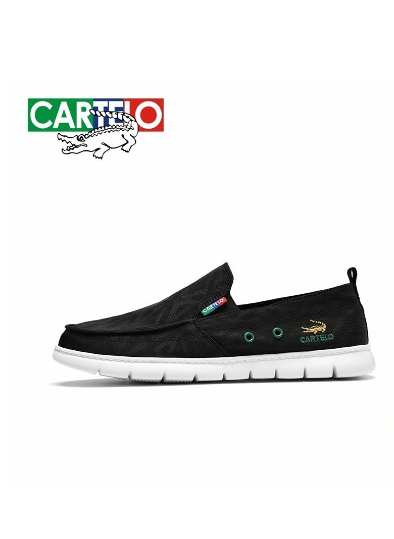 CARTELO Men's Casual Low Top Trendy Board Shoes  - Image 1