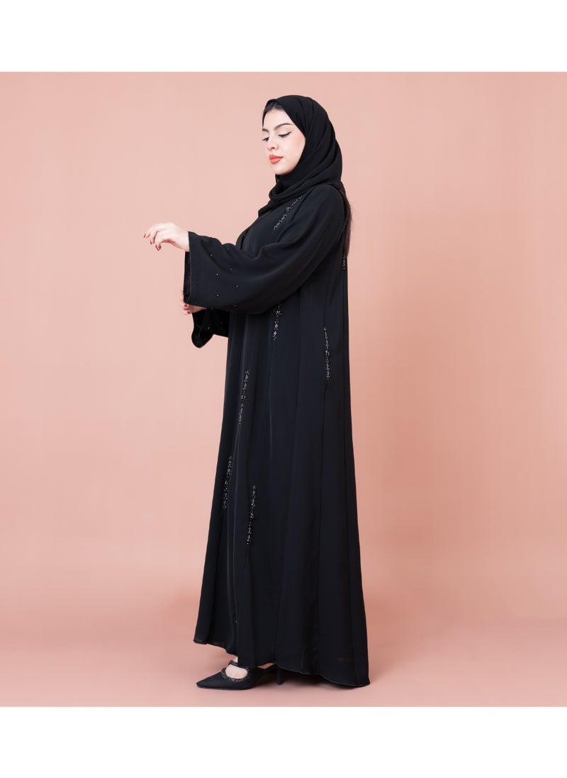 IKKXA Embroidery Elegant Abaya  - Image 3