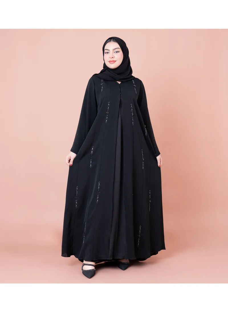 IKKXA Embroidery Elegant Abaya